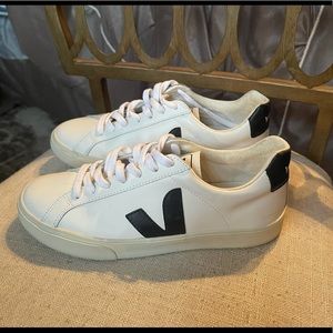 Veja White and Black Women's Sneakers